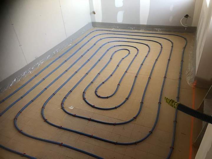 Installation de plancher chauffant Saint Germain des Prés
