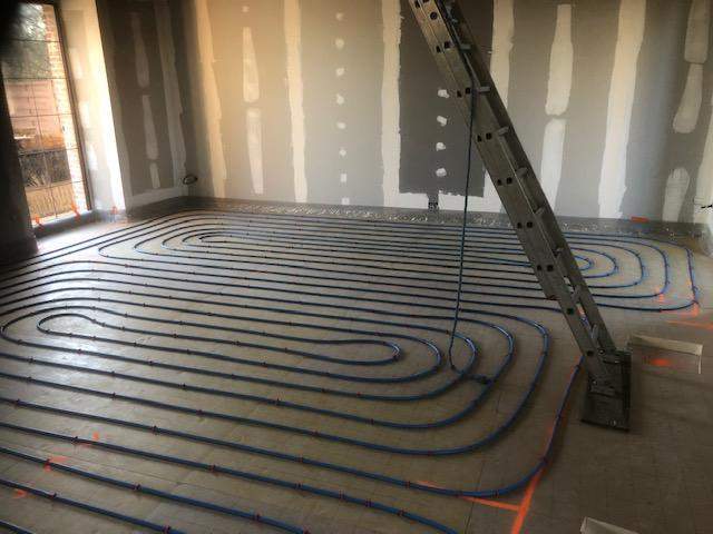 Installation plancher chauffant hydraulique Saint-Germain-des-Prés